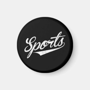 Aimant Le mot Sports Un design ironique amusant qui dit S