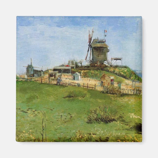 Aimant Le Moulin de la Galette by Vincent van Gogh (Devant)