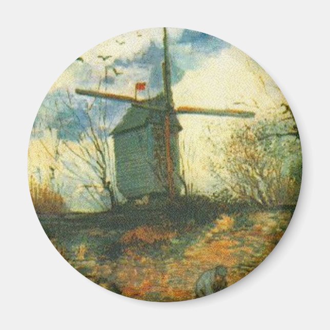 Aimant Le Moulin de la Galette Van Gogh (Devant)