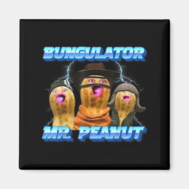 Aimant Le Mr. Peanut Bungulator au peanut brûlé Funny Goo (Devant)