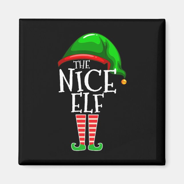 Aimant Le Nice Elf Group Matching Family Christmas (Devant)