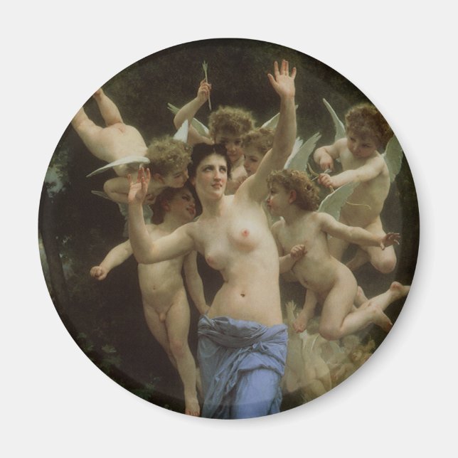 Aimant Le nid de la guêpe par William Adolphe Bouguereau (Devant)