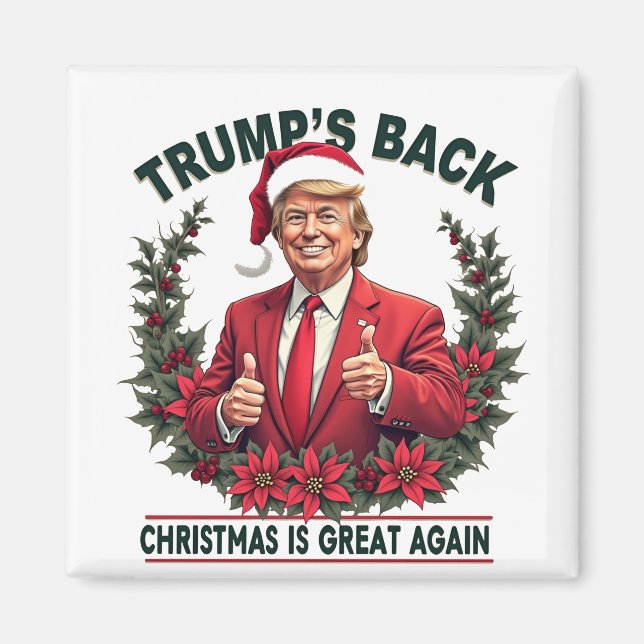 Aimant Le Noël de Trump est à nouveau génial Santa (Devant)