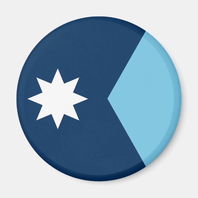 Aimant Le nouveau drapeau de l'État du Minnesota (Devant)