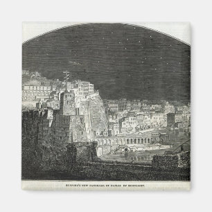 Aimant Le nouveau panorama de Burford de Naples par clair