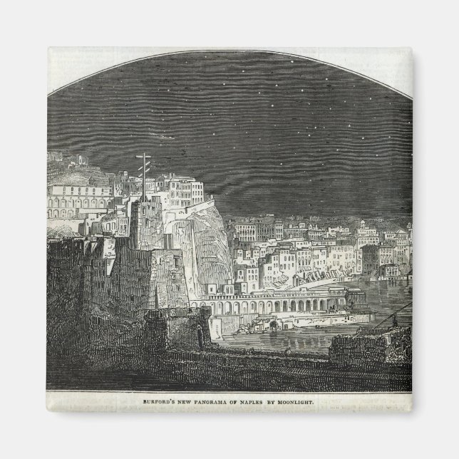 Aimant Le nouveau panorama de Naples de Burford par Moonl (Devant)