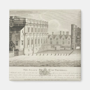 Aimant Le palais de Whitehall, d'un dessin dans le