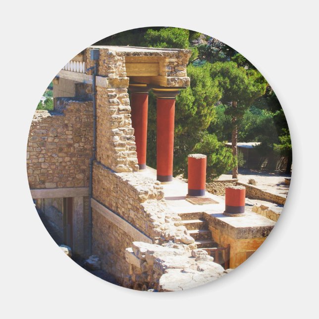 Aimant Le Palais Minoen de Knossos photo (Devant)
