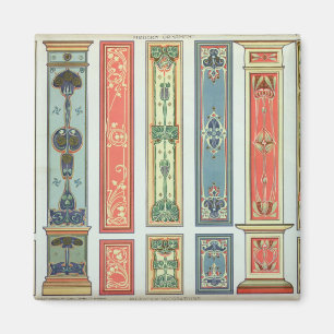 Aimant Le panneau conçoit, le plat XII de l'unité