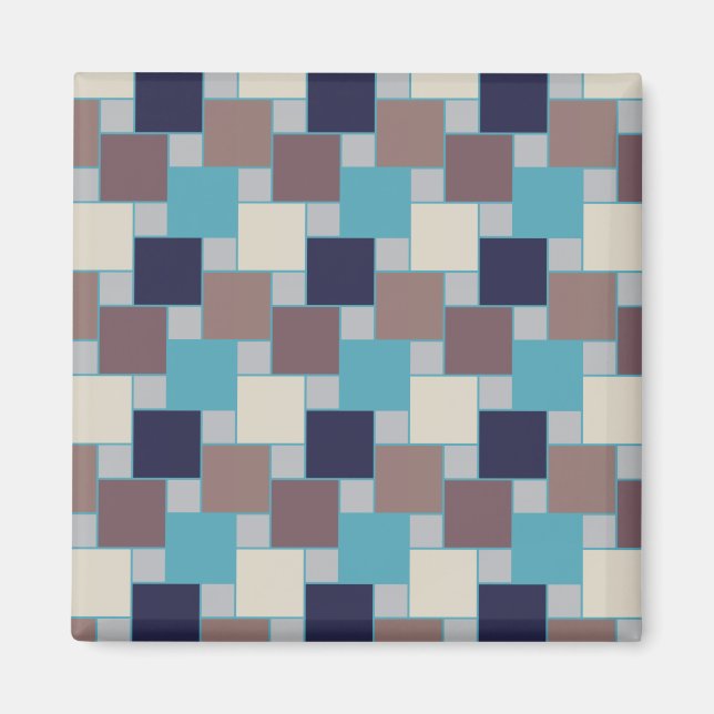 Aimant Le paon sur la plage (Devant)