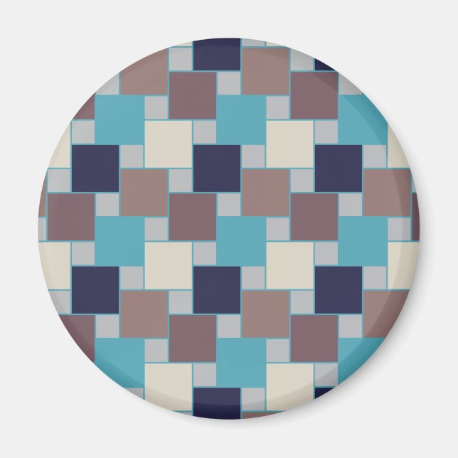 Aimant Le paon sur la plage (Devant)