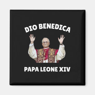 Aimant Le Pape Leo Xiv - Dieu béni le Pape Leo Xiv