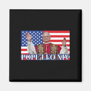 Aimant Le Pape Leo Xiv Nouveau Pape Premier Pape Américai
