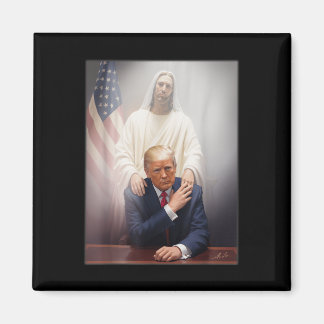 Aimant Le pape Trump drôle Trump Vatican Christian Retro