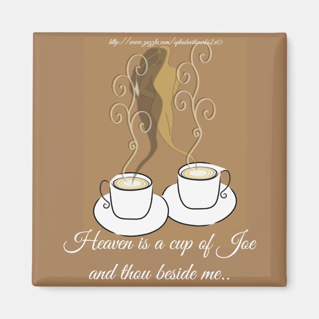 Aimant "Le paradis est..." (Devant)