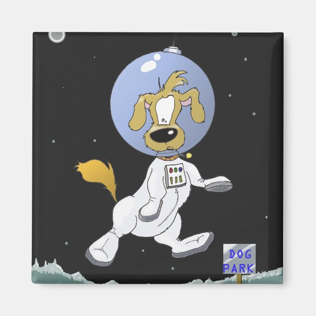 Aimant Le parc des chiens lunaires (Devant)