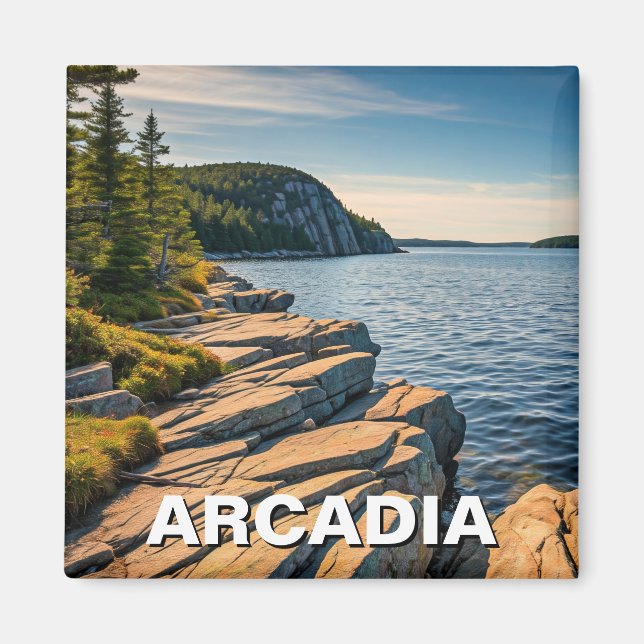 Aimant Le Parc national d'Arcadia (Devant)