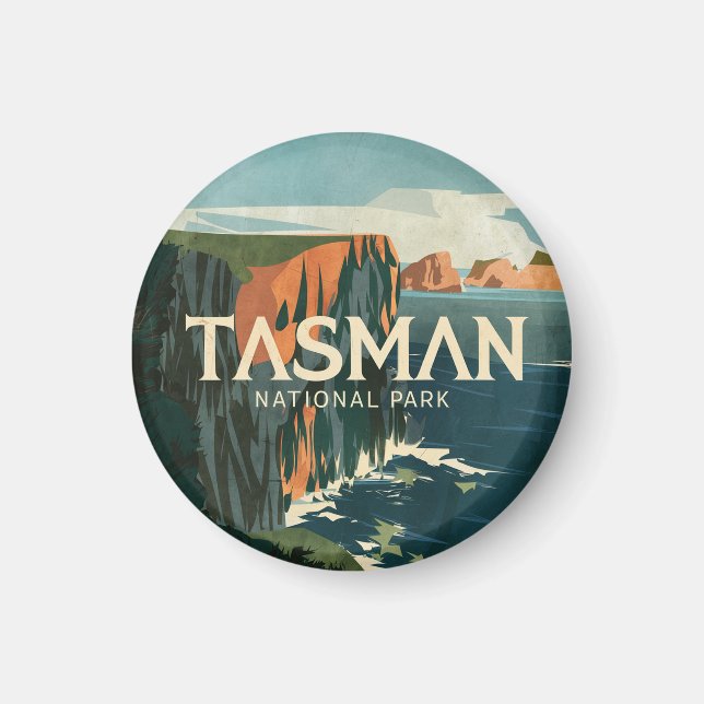 Aimant Le Parc national de Retro Tasman (Devant)