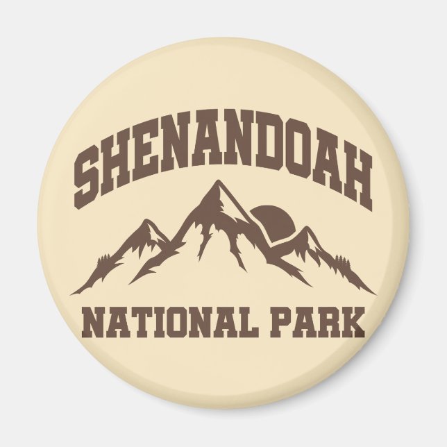 Aimant Le Parc national de Shenandoah (Devant)