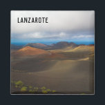 Aimant Le Parc national de Timanfaya<br><div class="desc">Photo des volcans du parc national de Timanfaya à Lanzarote,  île des Canaries,  Espagne. Paysage lunaire.</div>