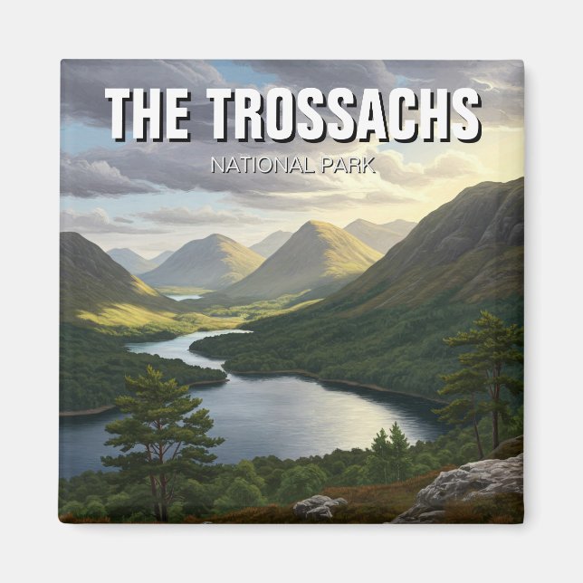 Aimant Le Parc national des Trossachs en Ecosse (Devant)