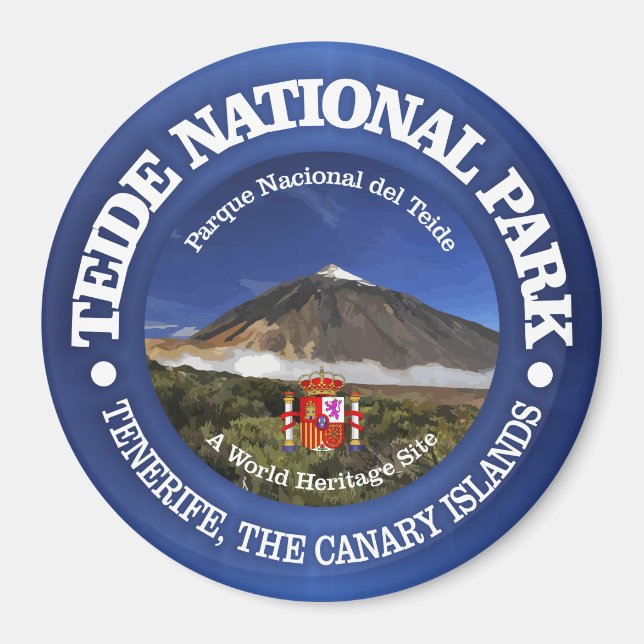 Aimant Le Parc national du Teide (Devant)