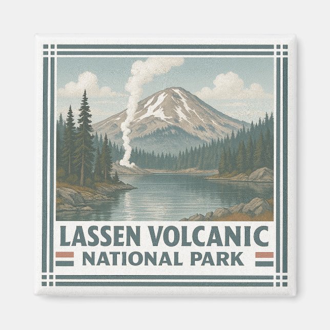 Aimant Le Parc national volcanique de Lassen (Devant)