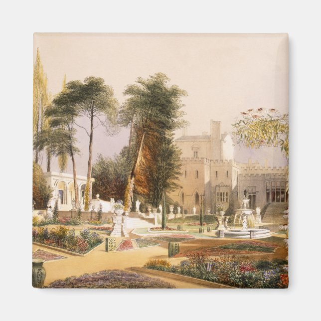 Aimant Le Parterre dans les Jardins de Wilton, le siège d (Devant)