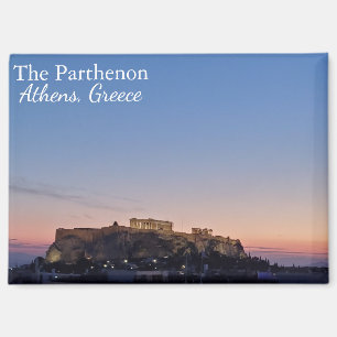 Aimant Le Parthénon Grèce au coucher du soleil Souvenir M