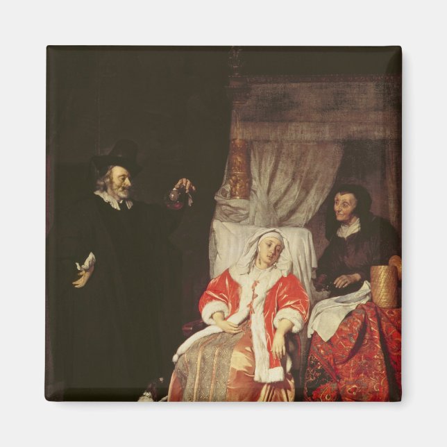 Aimant Le patient et le médecin, années 1660 (Devant)