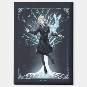 Aimant Le Patronus lapin d'Anime Luna Lovegood