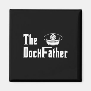 Aimant Le père Dock capitaine du bateau Papa drôle Fath