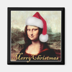 Aimant Le Père Noël de Mona Lisa