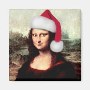 Aimant Le Père Noël de Mona Lisa