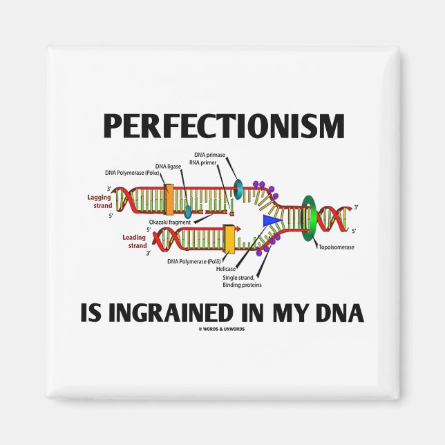 Aimant Le Perfectionisme Est Enraciné Dans Mon ADN (Gènes (Devant)
