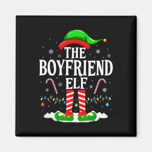 Aimant Le petit ami Elf Funny Xmas Elf Correspondant Fami
