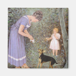 Aimant Le Petit Chien Goulu par Guido Marzulli, Réalisme 