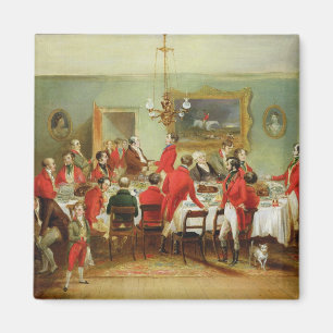 Aimant Le petit déjeuner de chasse, Hall du célibataire