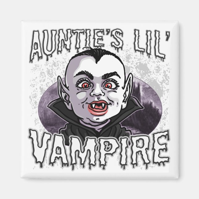 Aimant Le petit vampire de Tante (Devant)