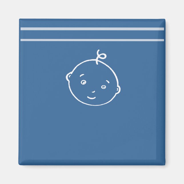 Aimant le plus beau petit visage de bébé (Devant)
