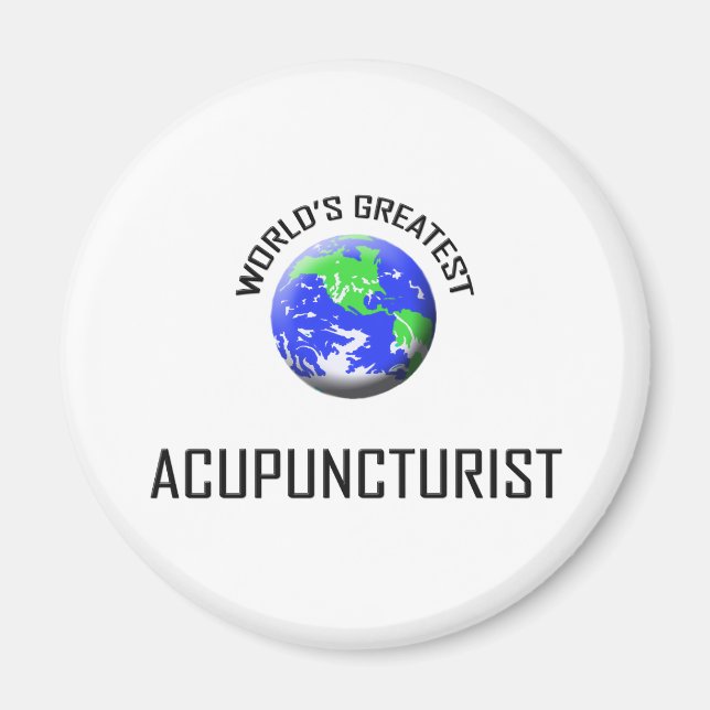 Aimant Le plus grand acupuncturiste du monde (Devant)