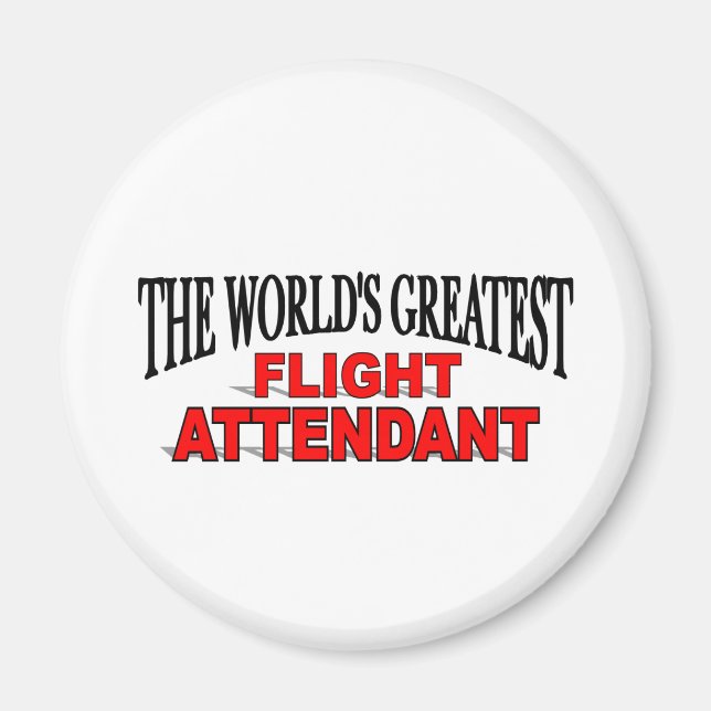 Aimant Le plus grand agent de bord du monde (Devant)