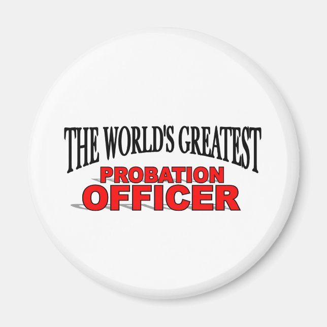 Aimant Le plus grand agent de probation du monde (Devant)