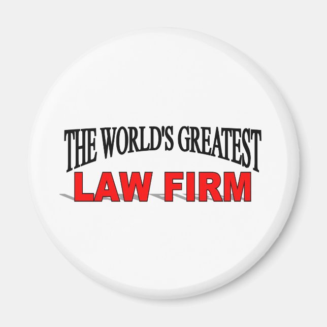 Aimant Le plus grand cabinet d'avocats du monde (Devant)