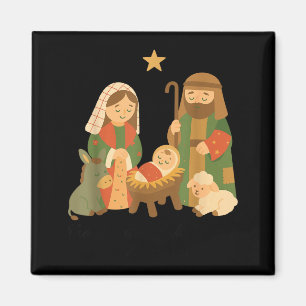 Aimant Le plus grand cadeau de tous Crèche Jésus