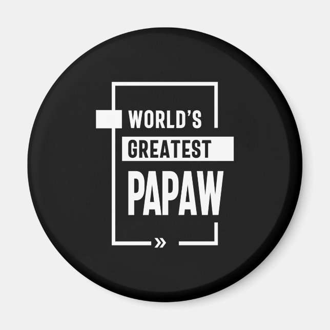 Aimant Le plus grand cadeau Papaw au monde pour hommes (Devant)