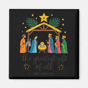 Aimant Le plus grand cadeau pour toute la Nativité de Noë