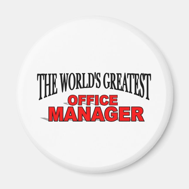 Aimant Le plus grand directeur de bureau au monde (Devant)