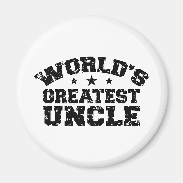 Aimant Le plus grand oncle du monde (Devant)