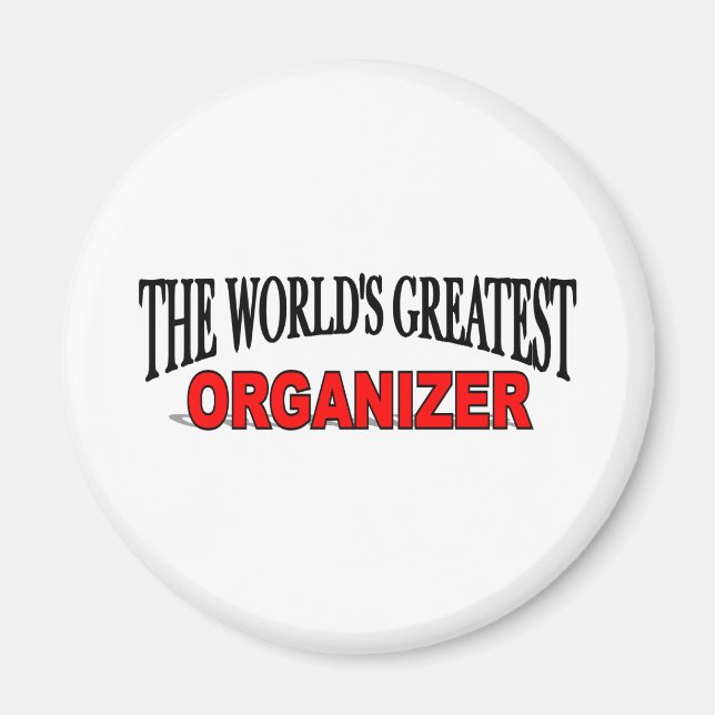Aimant Le plus grand organisateur du monde (Devant)